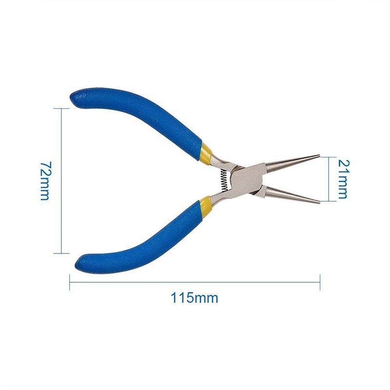 Three Step Round Chain Nose Jewelry Making Wire Wrapping Pliers Tool
