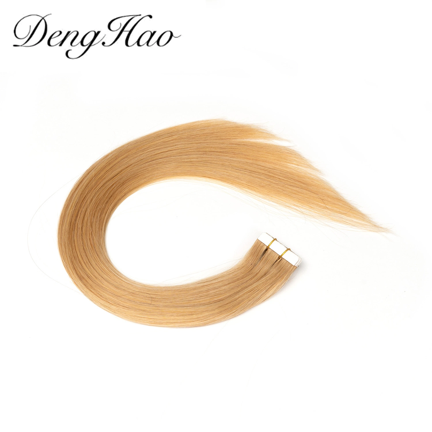 Bandes de cheveux Extensions de cheveux humains machine-fait Remy Double noyer 10-30inch Extensions de bande