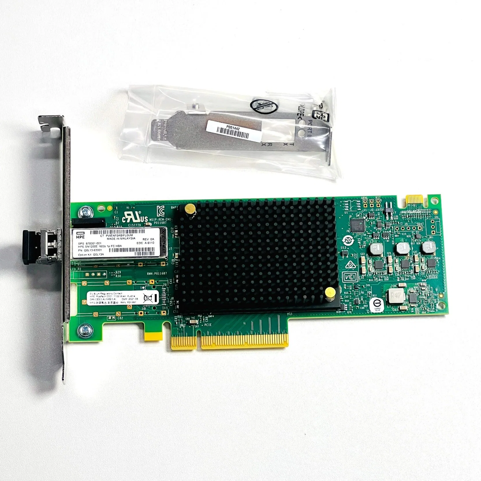 Nouvelle carte réseau StoreFabric Q0l13A Sn1200e 16gbps PCIe double port Carte HBA Fibre Channel HPE