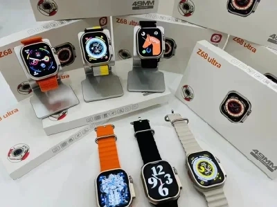 Serie 8 Reloj inteligente Z68 Ultra 2.05 pulgadas de pantalla totalmente táctil de carga inalámbrica Smartwatch