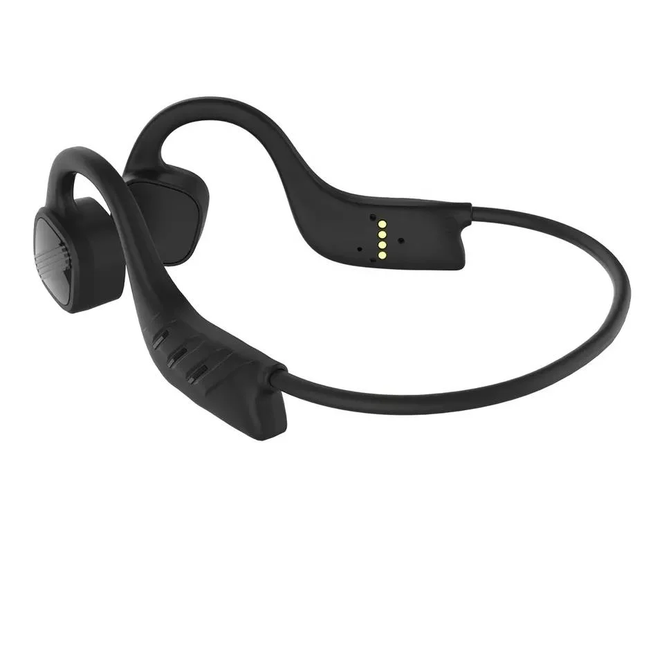 Bt5.0 inalámbricos estéreo gancho auricular inalámbrico Bluetooth de auriculares de conducción ósea sin tapones de auricular con micrófono incorporado