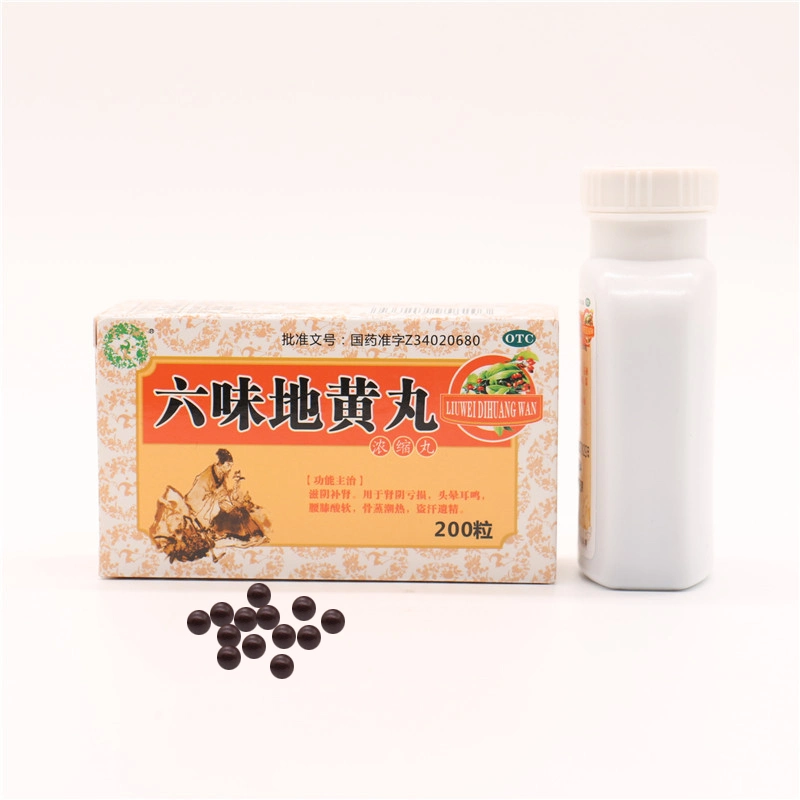 Para la deficiencia de Riñón Liuwei Dihuang Six-Ingredient Rehmannia Wan (píldora)