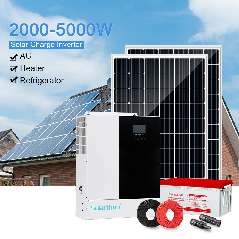 Alltop 3.3kw Power S 10kw 100kw pour la maison 5000 watts Installer le système solaire d'éclairage intérieur de toit à panneaux