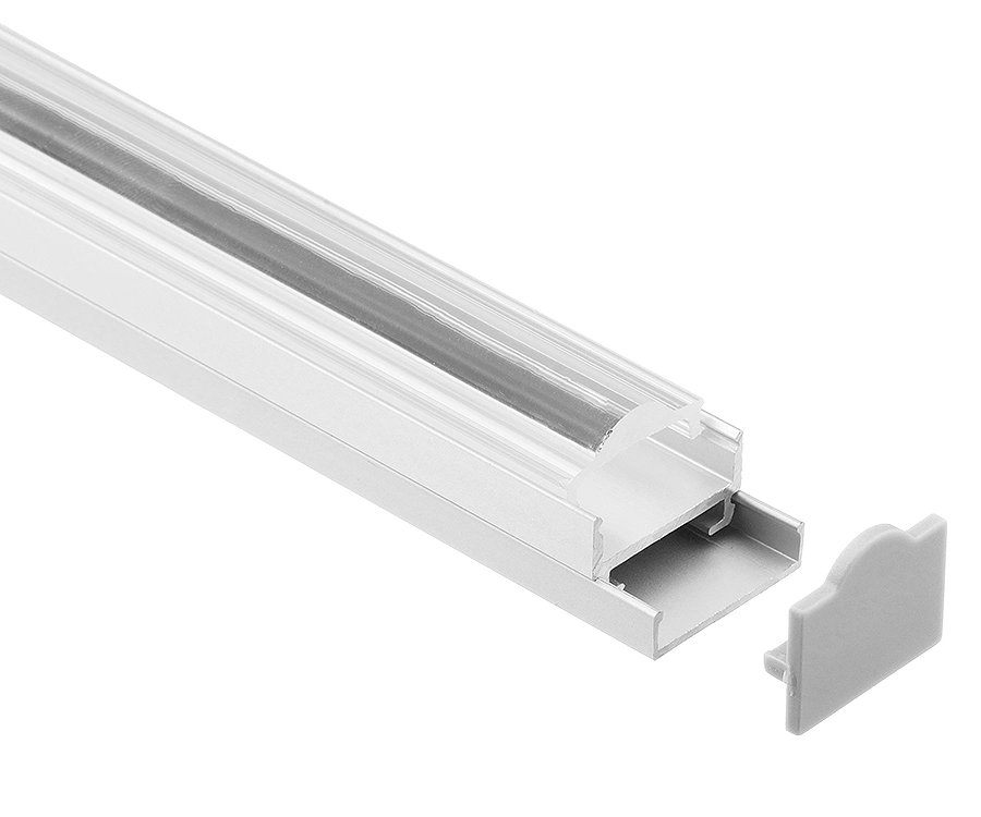 Surface Aluminum LED Channel Lighting Concentration Acrylic Cover