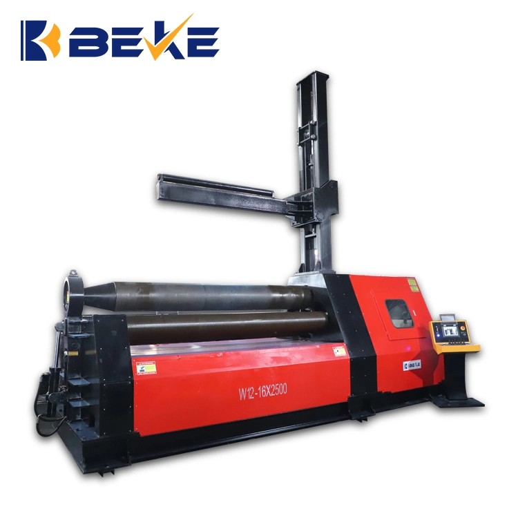 Beke Sheet Metal 4 Roller Metal with Automatic W12 Rolling Machine