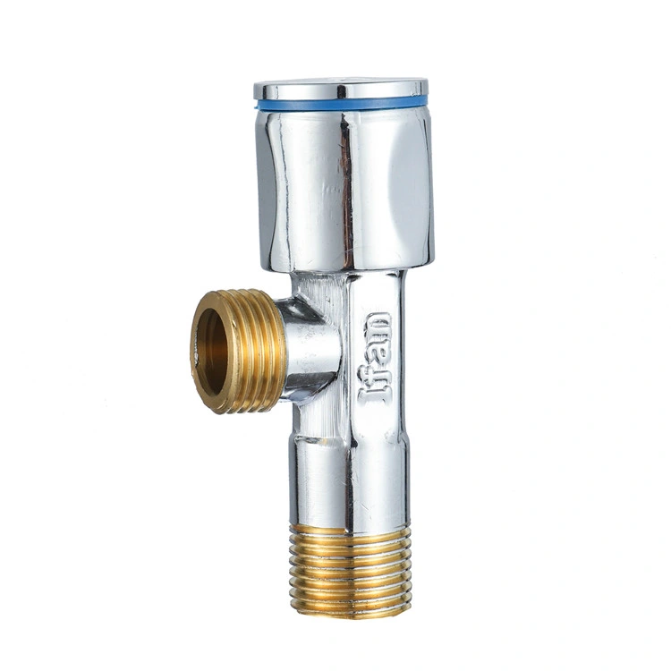 Ifan Faucet Accessories 1/2 Inch Angle Valve Chrome Brass Angle Valve