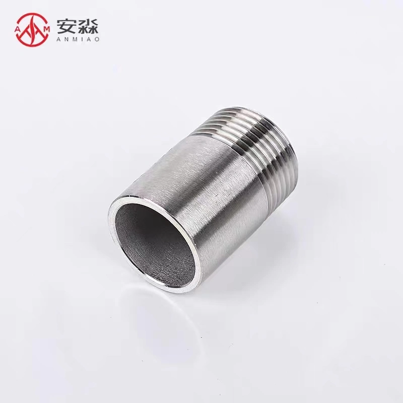 Stainless Steel 304 316 BSPT NPT Male Thread Half Nipple Coupling Connectors