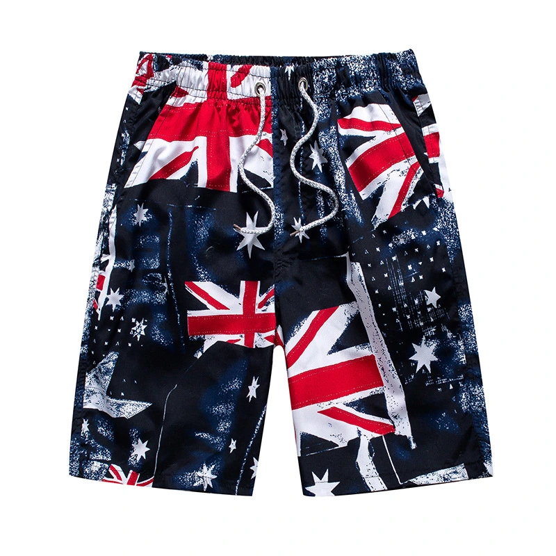 High Quality Sublimation Printing Drawstring Leisure Beach Shorts for Men