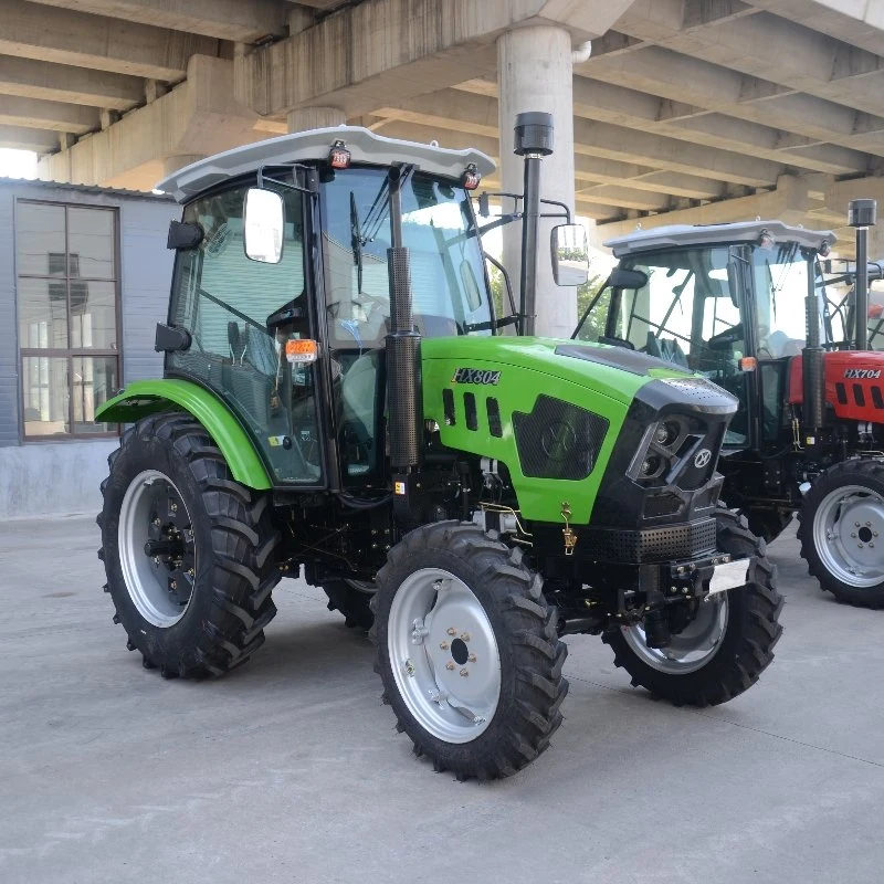 معدات الماكينات الزراعية جرار 75HP 4WD Farm للبيع