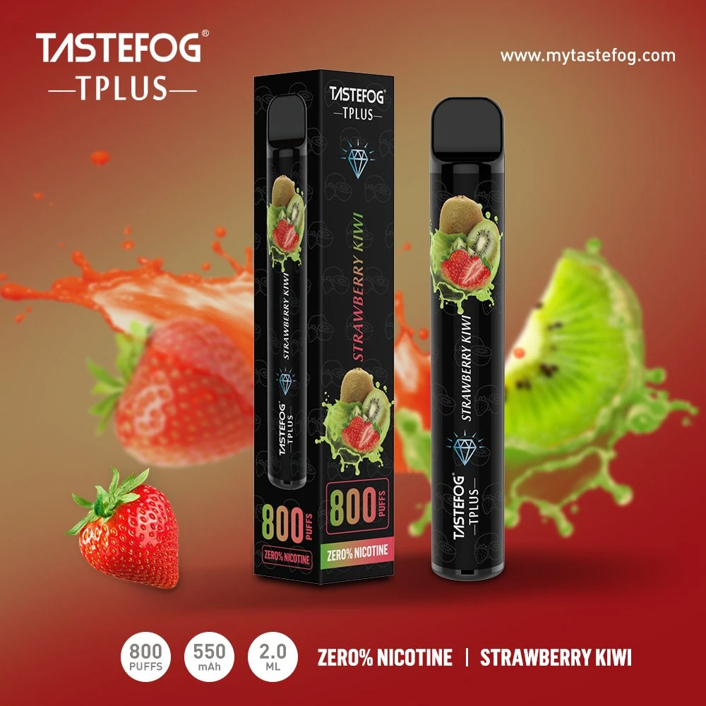 Custom Tastefog Tplus Eshisha Vape 800 bouffées vaporisateur stylo jetable