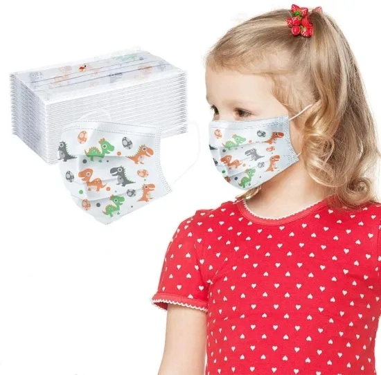 Customized Packing Box Kids Protective Sterile Non-Woven Fabric Masks