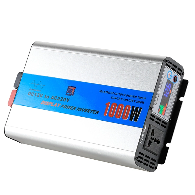 Portable 1000W DC to AC 12V 230V Inverter Battery for Home