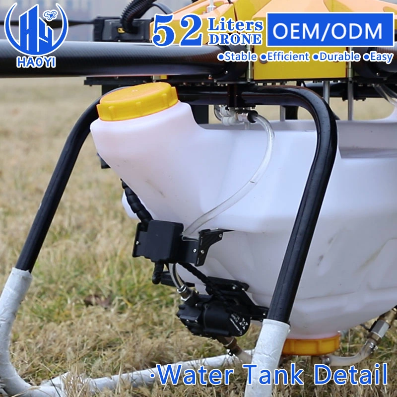 52 L Agricola AG Crop 60kg Payload Agricultura Long Range Herbicide Chemical Machine Sprayer Fertilizer Seed Heavy Lift Fumigadores Agriculture GPS Drone