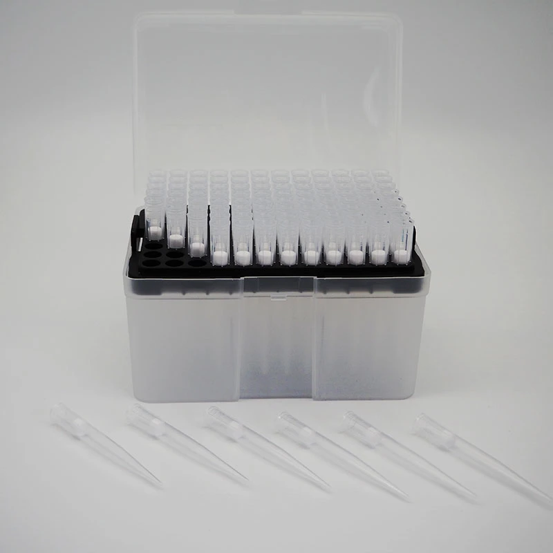 Single-Use Disposable Consumable Medical Micro 10 100 200 1000UL Pipette Tips Sterile Filter Tips