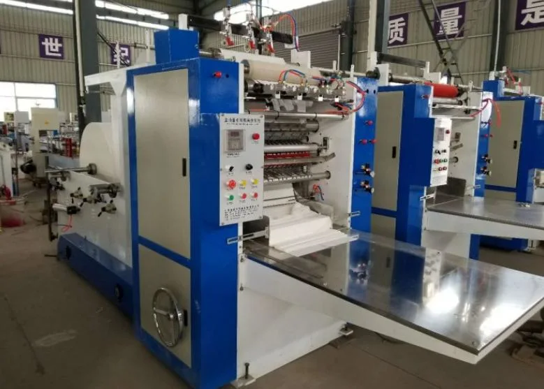 Two Color Napkin Tissue Making Machine Napkin Printing Machine