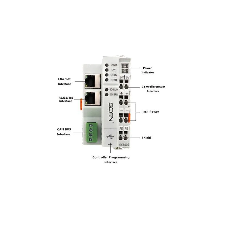 Digital Analog Input and Output PLC Controller Gcan-PLC-400 Cn; Lia PLC