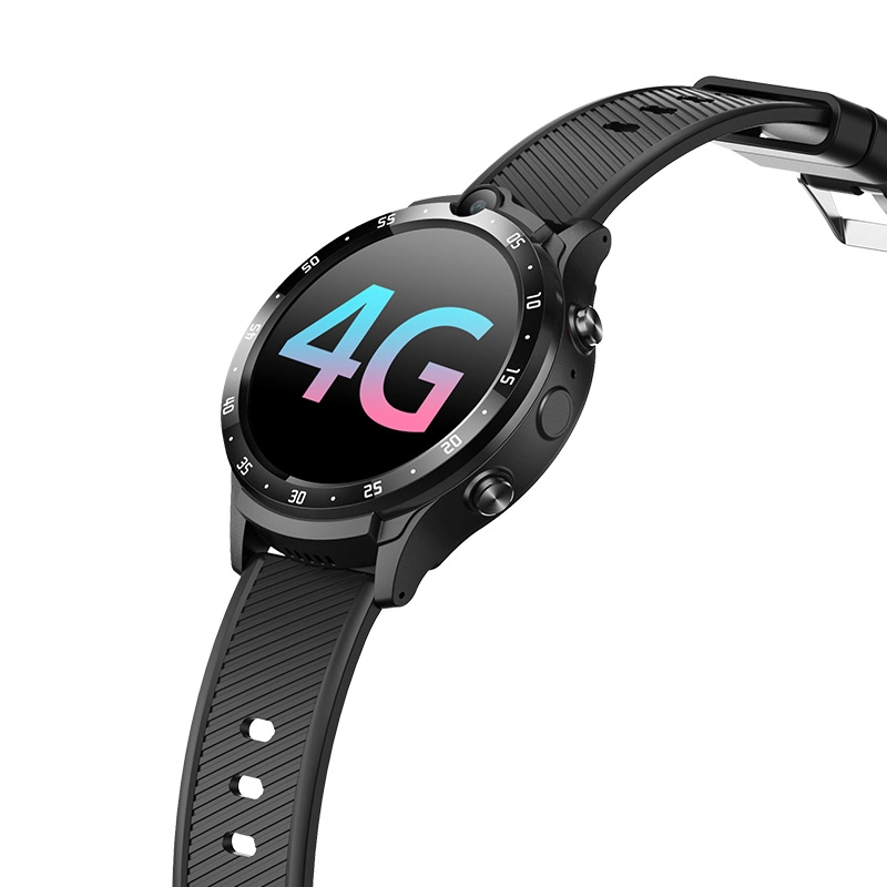 2023 Venda por grosso de 4G Water Resistance vídeo chamada Segurança de rastreador para crianças Telefone GPS Smart Watch com configuração de zona de segurança D42