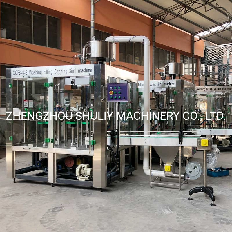 Automatic 3 in 1 Liquid Bottle Washing Filling Capping Machine