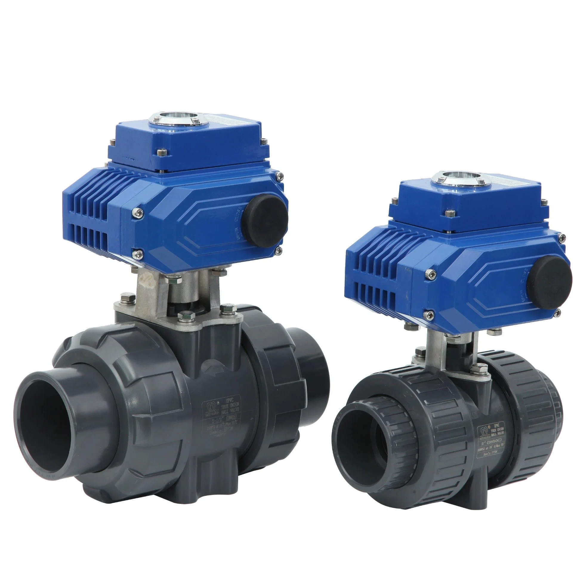 Industry Manufacturers Plastic with Actuatoranti-Corrosive dB Sr Action Air PVC True Union Ball Valve