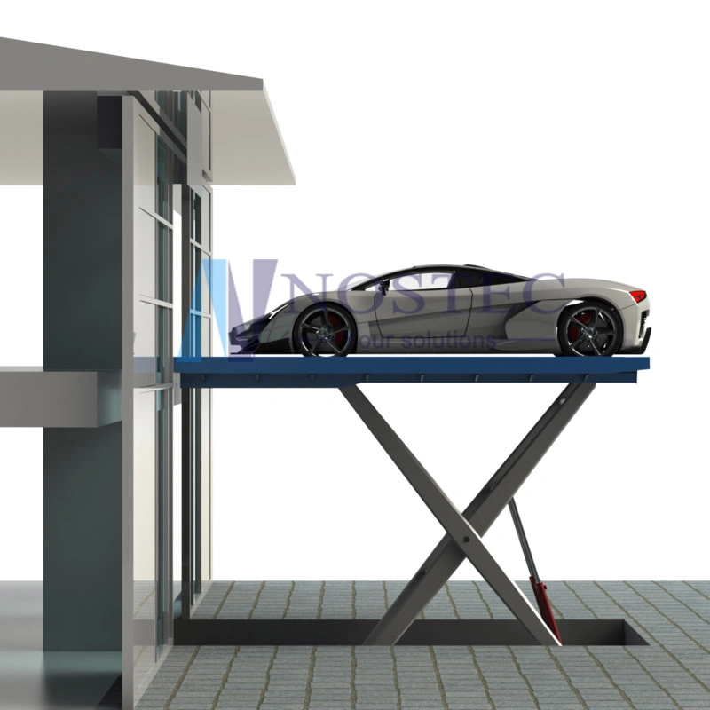 3t Garage hydraulique Auto table élévatrice à ciseaux