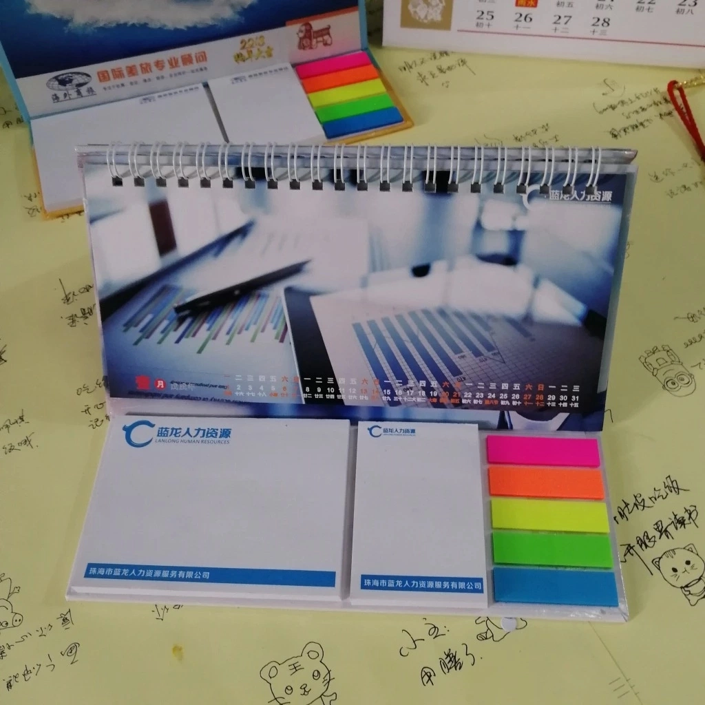 Calendario personalizado de la personalidad de la Oficina Nota creativa