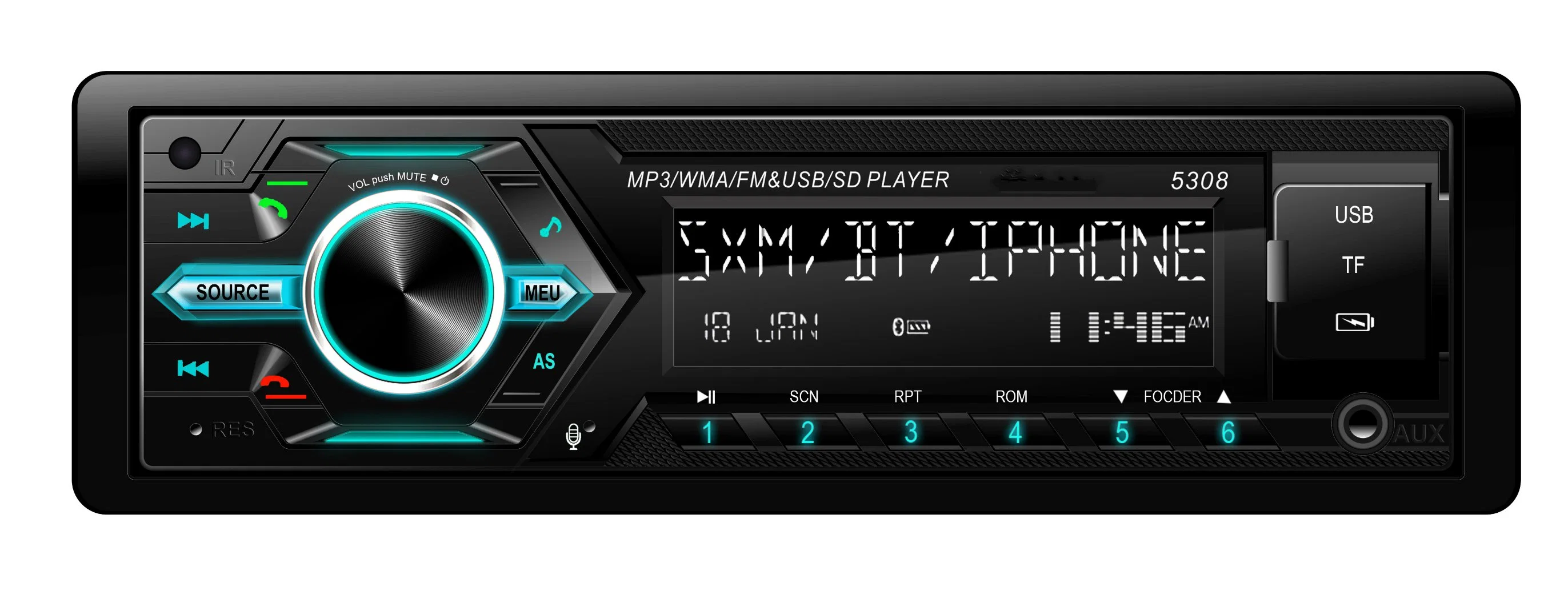 مشغل MP3 متعدد الوسائط لنظام DVD GPS للسيارة