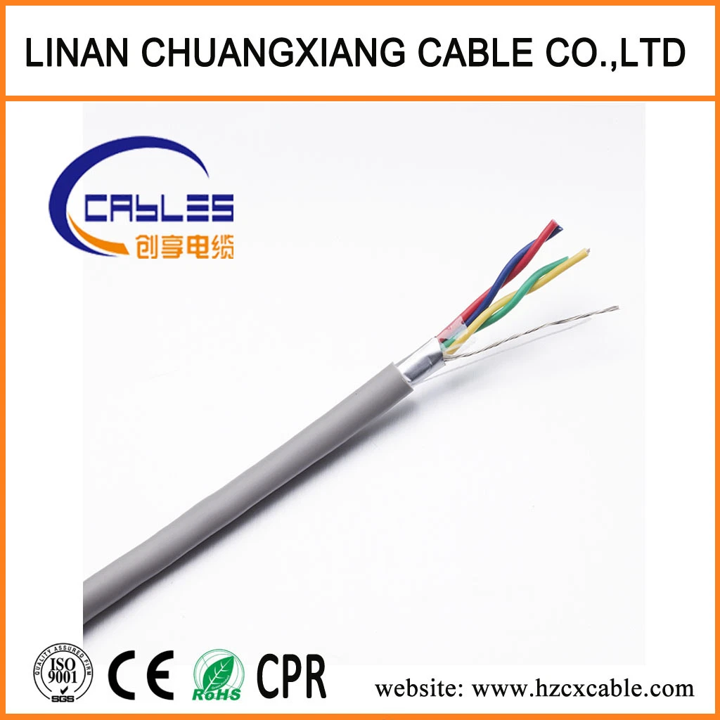 China Hot Sale Indoor Telephone Cable with ISO CE RoHS Sample Free Communication Cable Data Cable Cu/CCA/CCS Copper Clad Steel