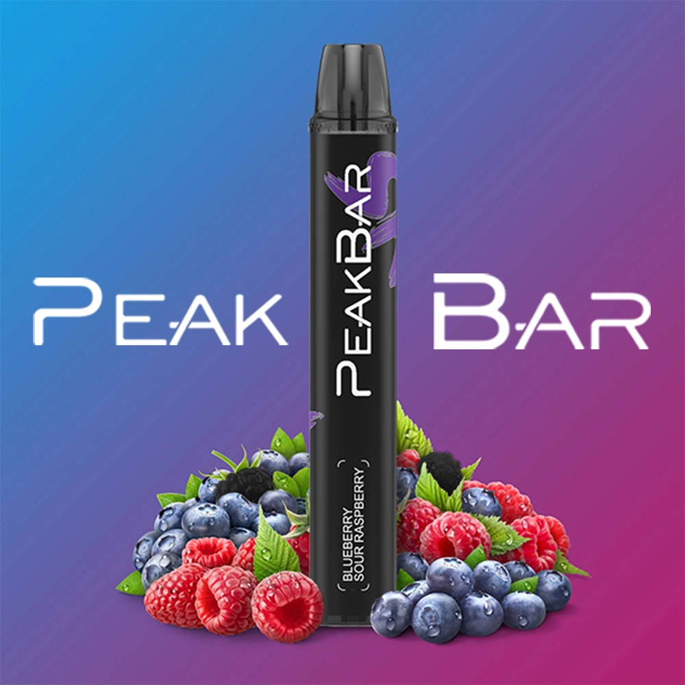 Os produtos os mais recentes no mercado Peakbar Atacado barato Vape 2ml e Suco Liuqid 2% nicotina TPD Vape para o mercado da UE