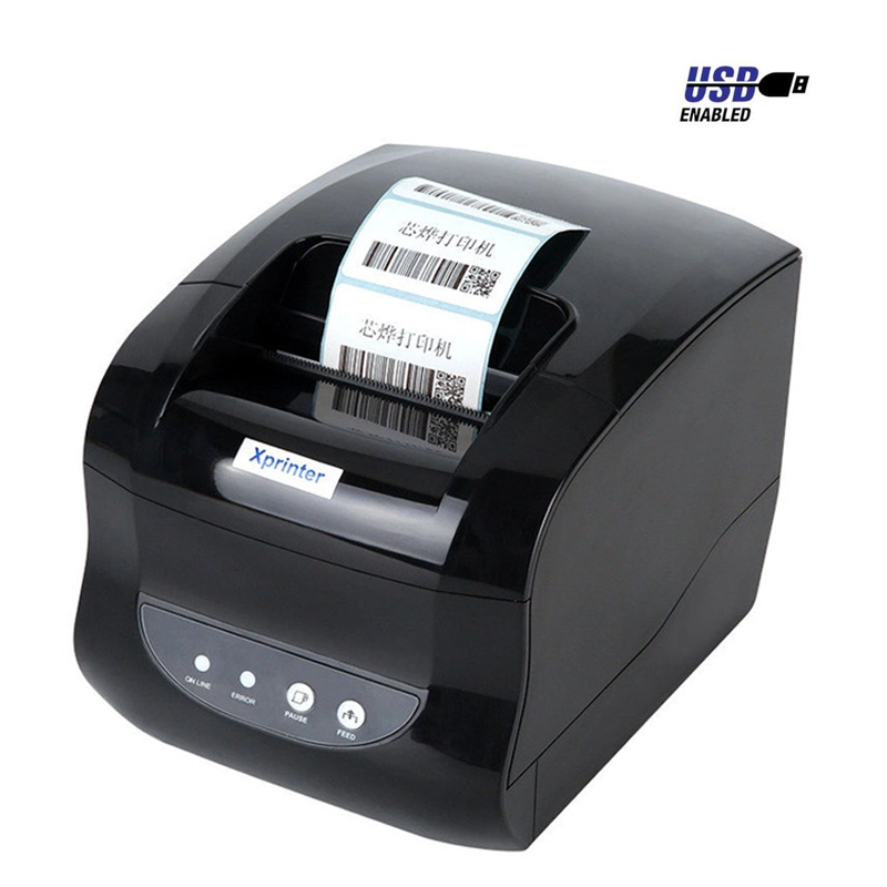 Thermal Label/Receipt Barcode Printer Support ESC/POS/Tsc Thermal Printer