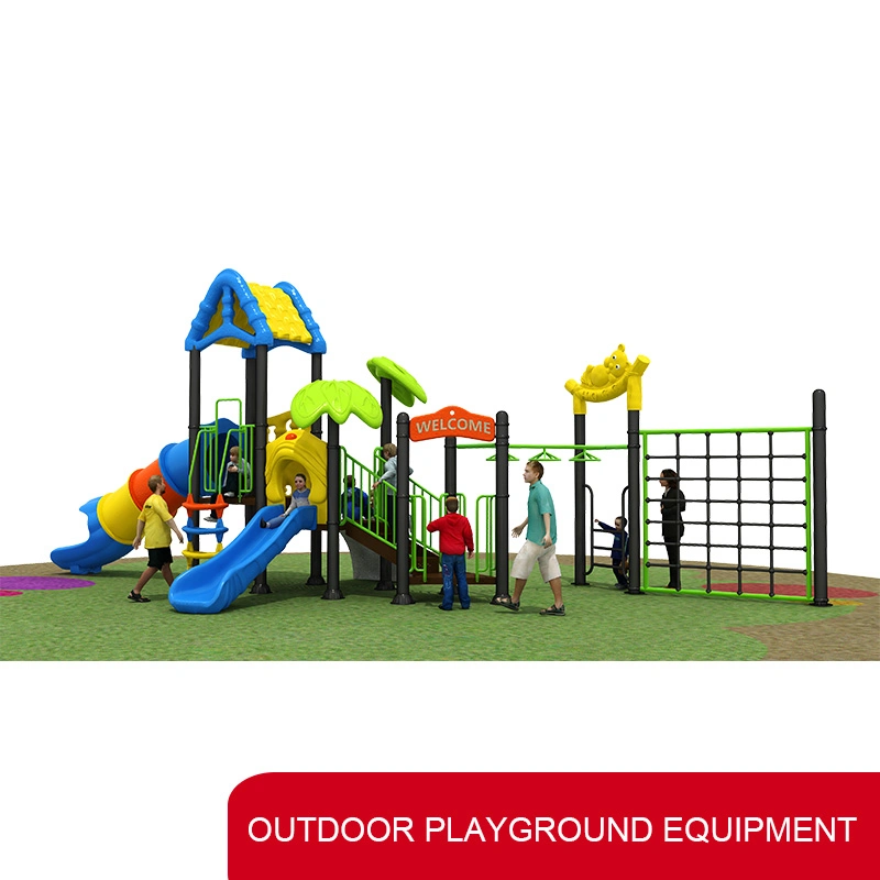 Hot Selling Plastic Playground Kids Slides Equipment Outdoor Plastic Playground