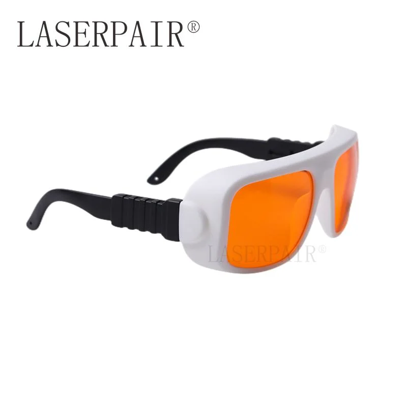 180-540nm Od 5+ Wide Adjustable Over Eyeglasses Laser Safety Goggles Custom Logo Frame 36