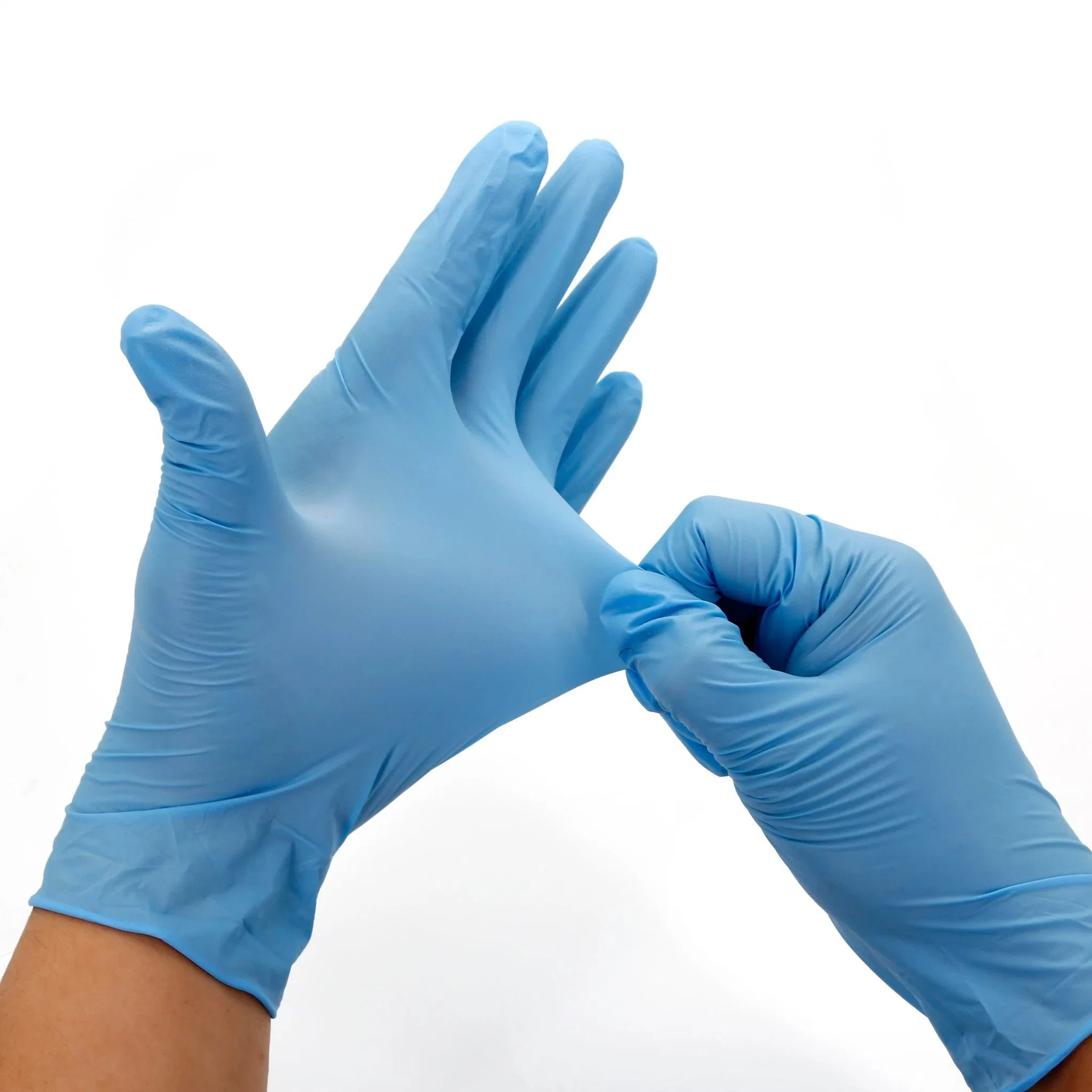 Durable Inexpensive Type Iir Protective Safety Powded Latex Free Sterilized Nitrile Gloves