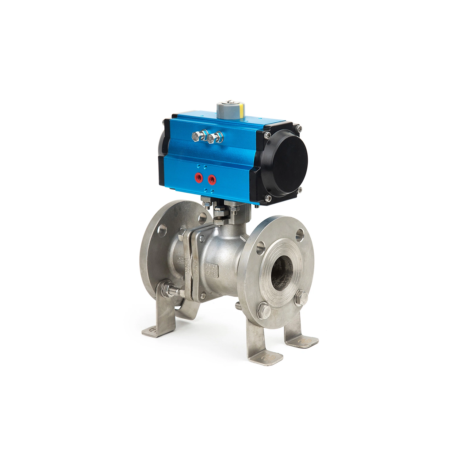 Pneumatic Actuator with Manual Operation Ball Valve