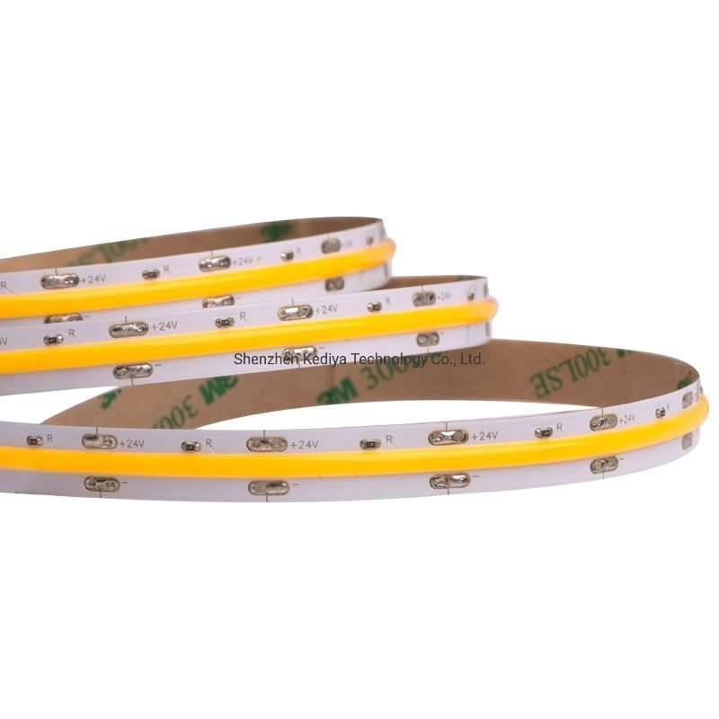 Factory Price Flexible DC12V 24V COB LED Rope Light LED Strip Lamp COB 480 Chips Dimmable LED Strip Light