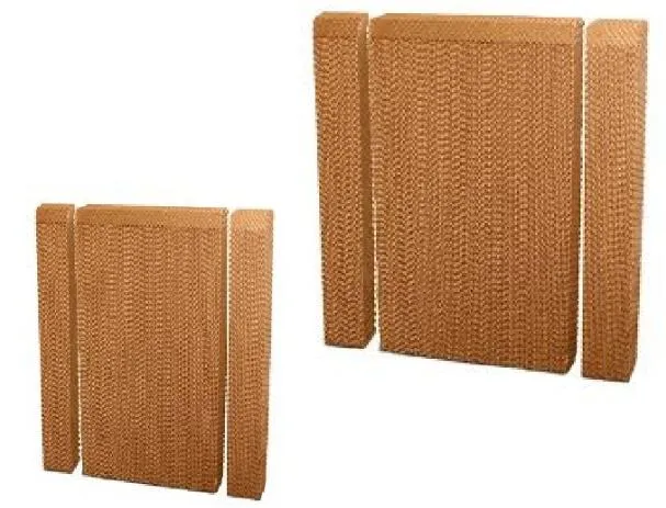 Wet Curtain Cooling Pad/Customized Cooling Cellulose Honeycomb Curtain Type Wet Cooling Pad