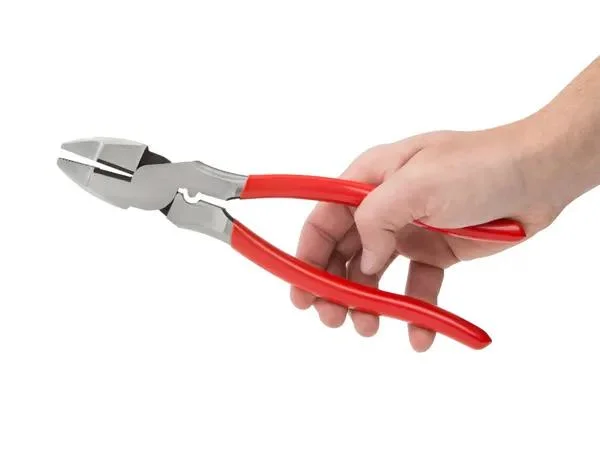 9"ماكينات أصلية عالية الرفع من قبل مصنعي المعدات الأصلية (OEM) من شركة Linesman's Combination Pliers for Basic Home Repair