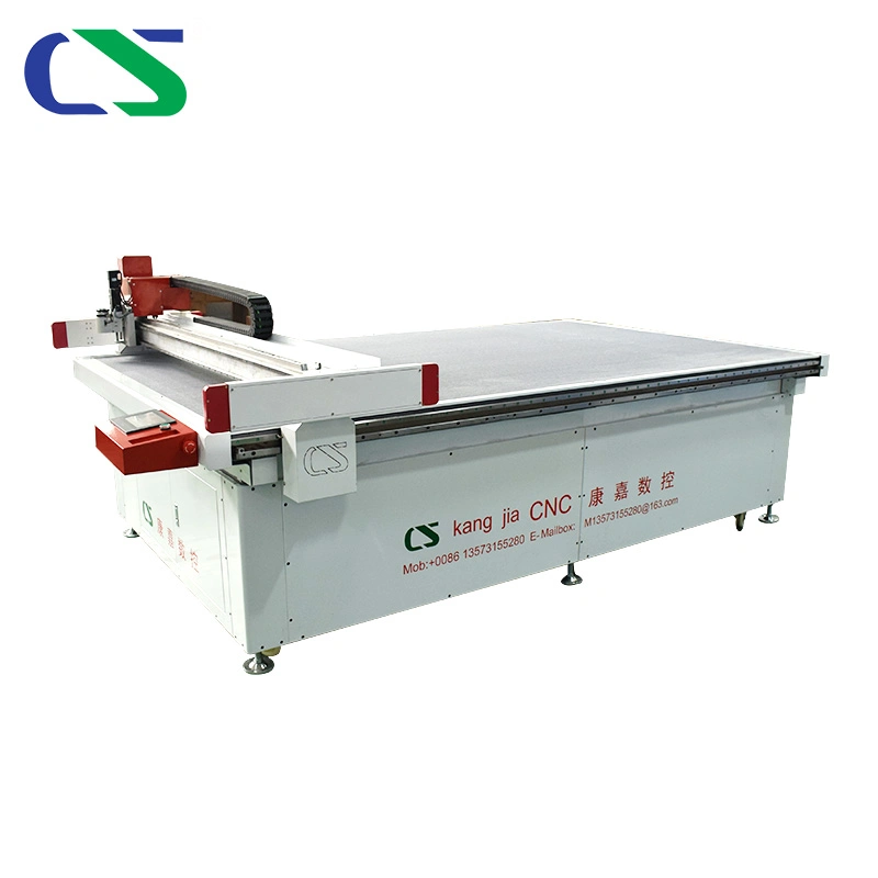 Automatic CNC Oscillating Knife Cutting Machine Cutting The Materials of Vehicle Foot Pad and Seat Cover on Sale