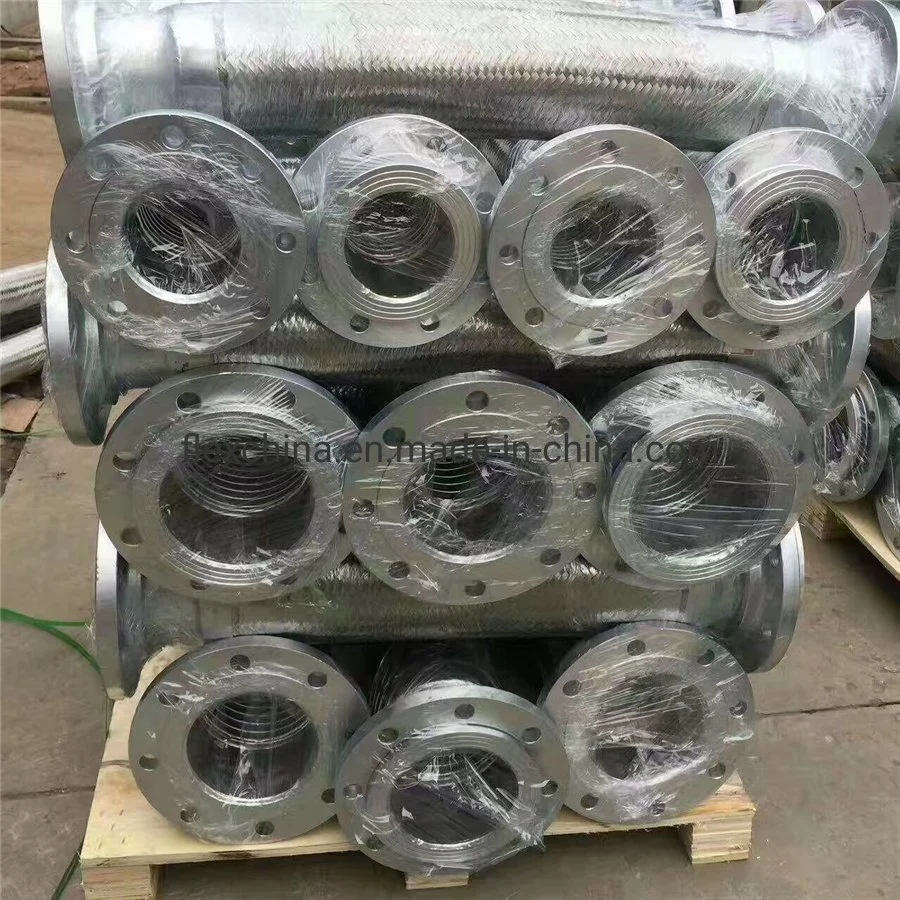 Stainless Steel Flange Connection Liquefied-Petroleum Gas Flexible Braided Metal Hose