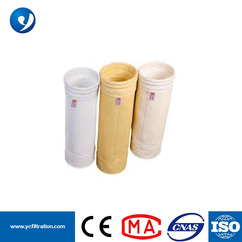P84, Polyester, Polypropylène, acrylique, PPS, Nomex, fibre de verre, PTFE sacs filtrants industrielle