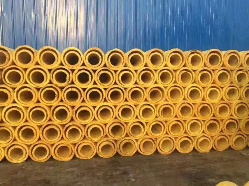 Ursa Mineral Wool Glass Wool Insulation with Fiber Tissue with Aluminum Foil Fiber Glass Wool Pipe