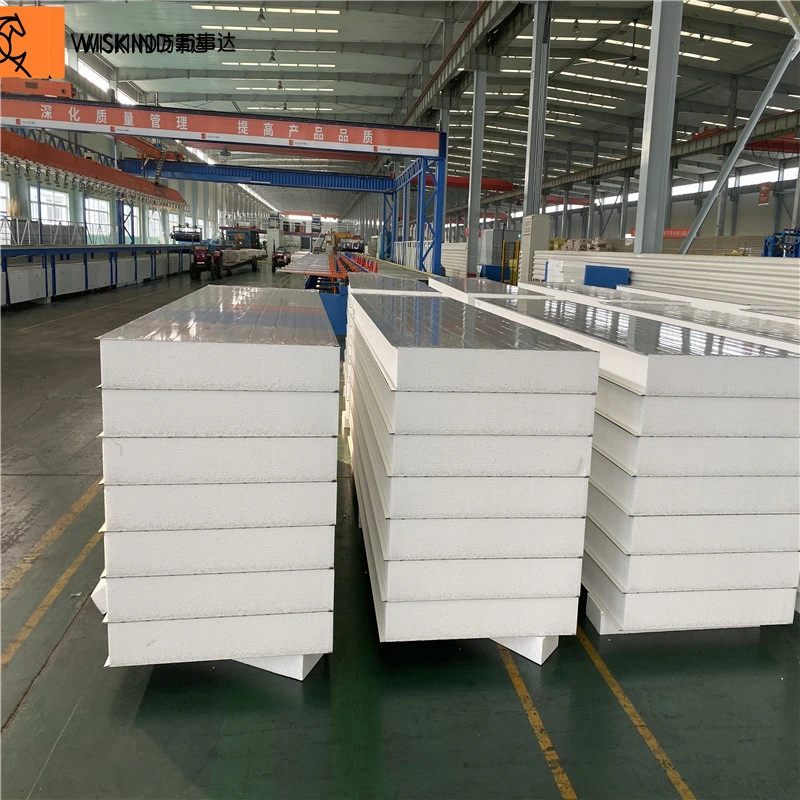 Fire Resistance Rockwool/EPS/PU/PIR Sandwich Panel for Prefab House