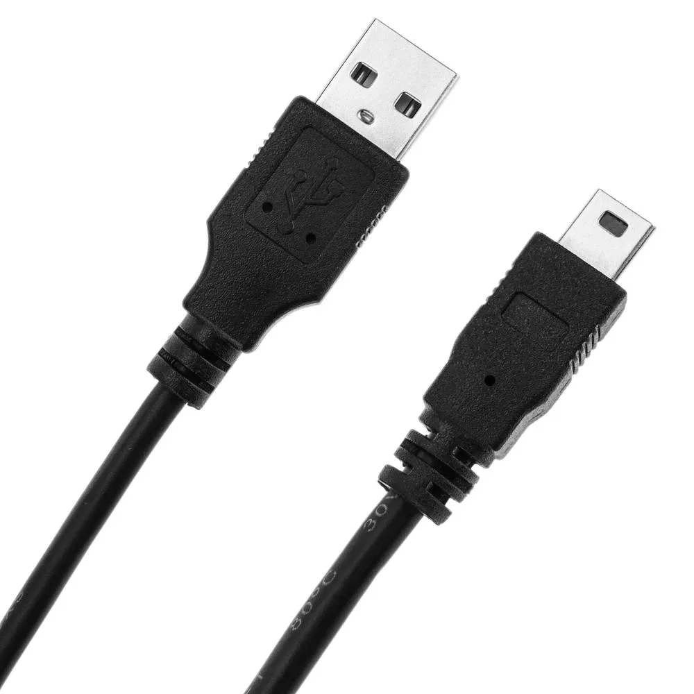 كبل شاحن بيانات USB بالجملة للمصنع A ذكر إلى Mini 5 أسنان ذكر 480 ميجابت في الثانية 10 أمتار