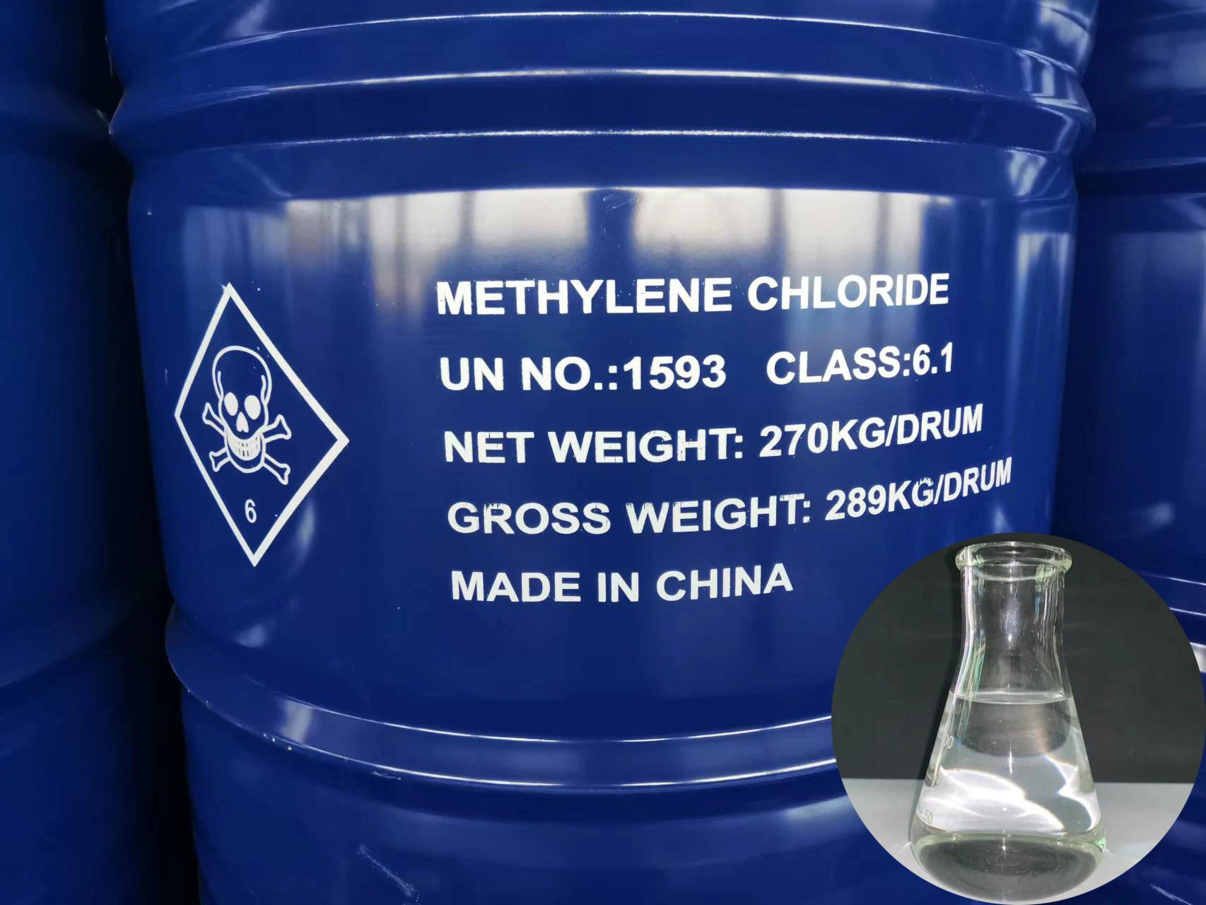 Shandong Manufacturer Price Chemical Solvent 99.99% Methylene Chloride