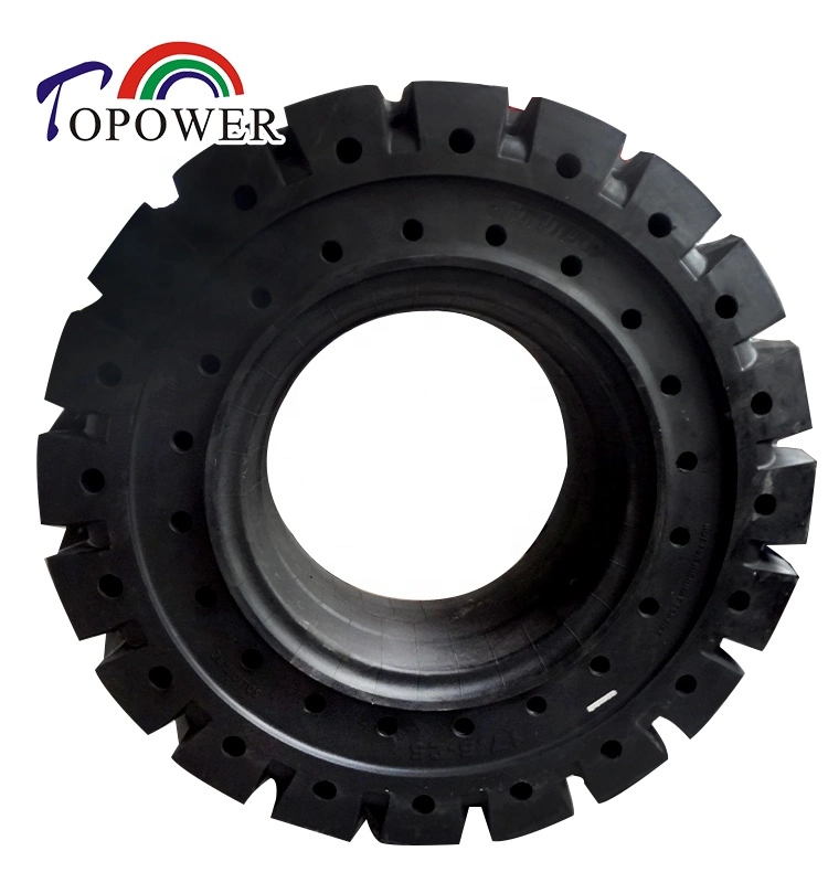 Solid Tubeless Wheel for Loader Gantry Crane Front Crane OTR Tire 23.5-25