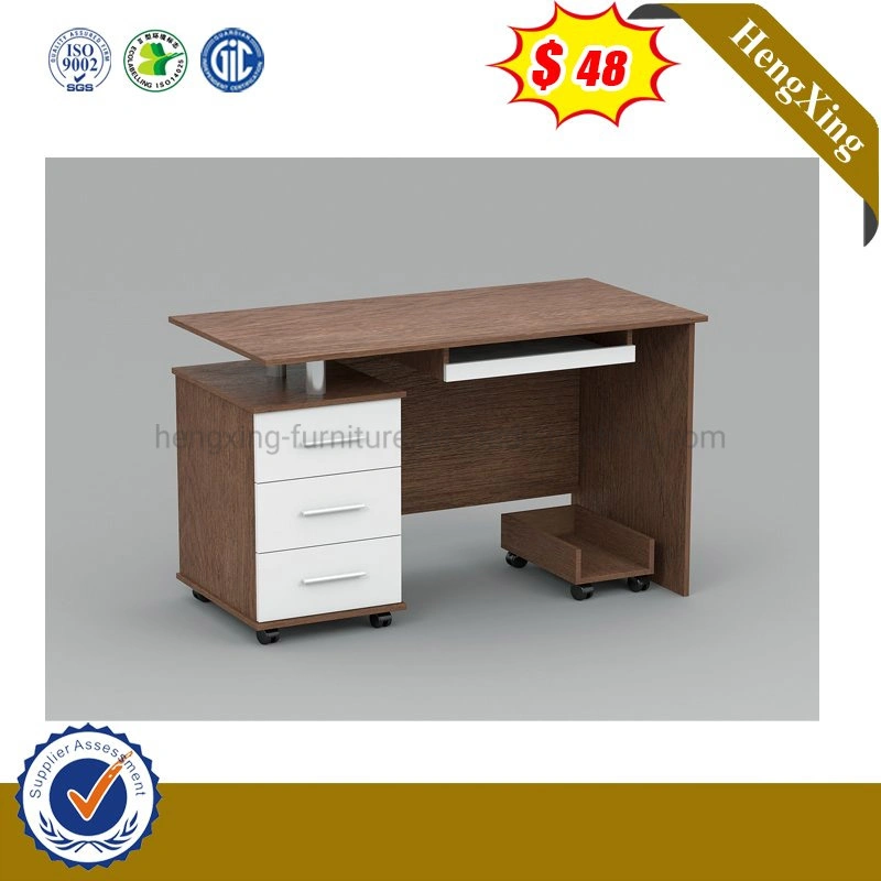 Moderno Estudio simple de madera oscura Desk