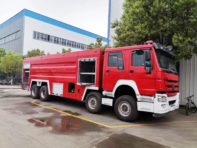 Factory Directly Sale HOWO 12, 000L 3, 000 Gallons Fire Fighting Truck Water Foam Tank Fire Engine Truck Price