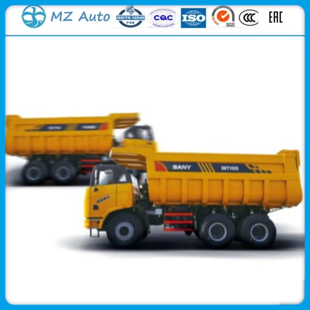 Sanyi 6X4 Skt105s S*NY usado/Nuevo 100t Truck Tipper Heavy Duty Dúmper Minero buen Precio hecho en China Sinotruk grande Camiones