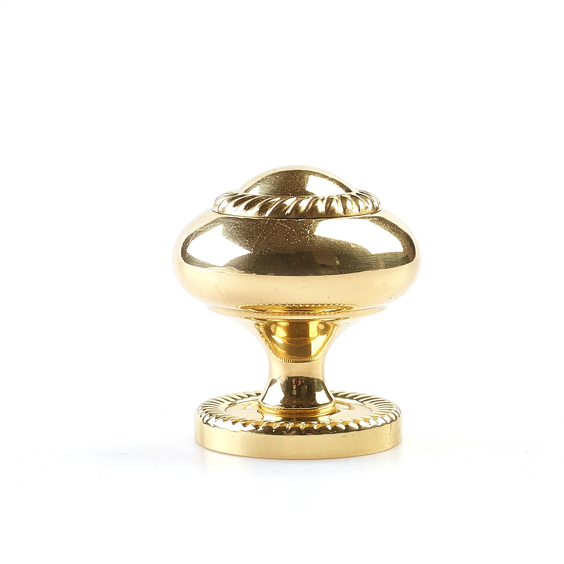 Hot Sale Round Brass Knob Furniture Handle B-Kb203-Pb