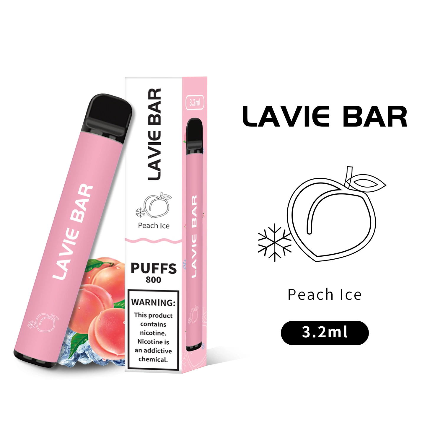 Mini E cigarette Hot Sale en Amérique avec 5 % Les saveurs de fruits de la nicotine