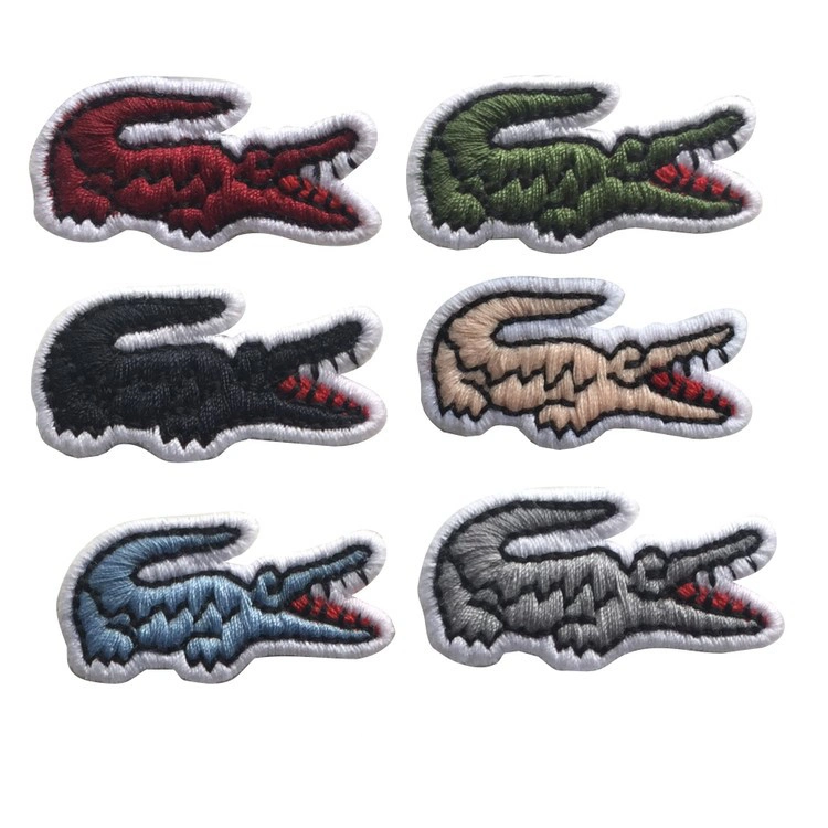 Garment Accessories Crocodile Embroidery Patch and Logo